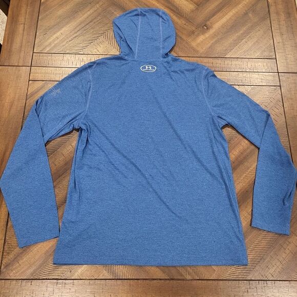 Womans Under Armour Blue Hoodie Medium - Picture 2 of 6